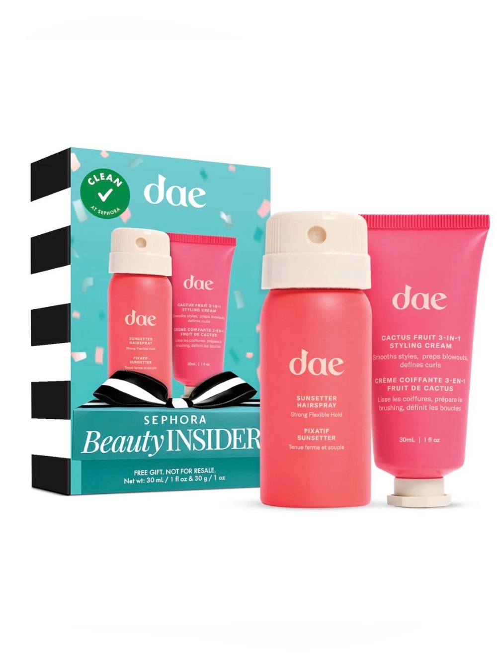 NEW! dae Cactus Fruit 3-in-1 Styling Cream & Hairspray Set